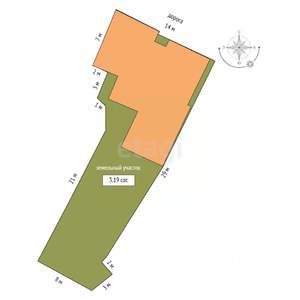 Дом 279м², 2-этажный, участок 5 сот.