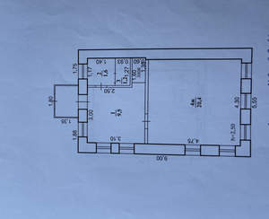 Дом 66м², 1-этажный, участок 2 сот.
