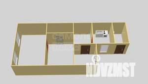 Дом 39м², 1-этажный, участок 3 сот.