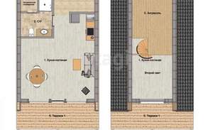 Дом 43м², 1-этажный, участок 5 сот.