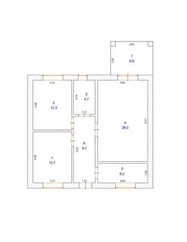 Дача 90м², 1-этажный, участок 5 сот.