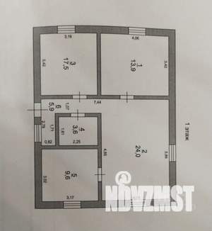 Дом 90м², 1-этажный, участок 5 сот.