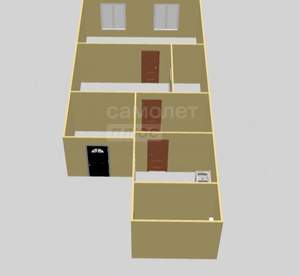 Дом 39м², 1-этажный, участок 3 сот.