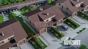 Таунхаус 164м², 2-этажный, участок 4 сот.