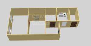 Дом 39м², 1-этажный, участок 3 сот.