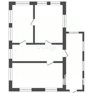 Дом 140м², 1-этажный, участок 6 сот.  