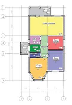 Дом 101м², 1-этажный, участок 4 сот.  