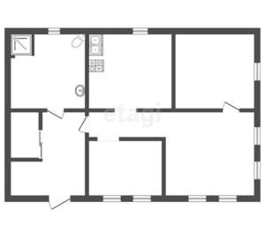 Дом 50м², 1-этажный, участок 2 сот.  