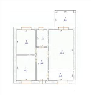 Дача 90м², 1-этажный, участок 5 сот.  