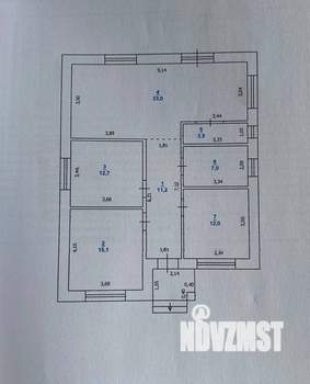 Дом 100м², 1-этажный, участок 5 сот.  