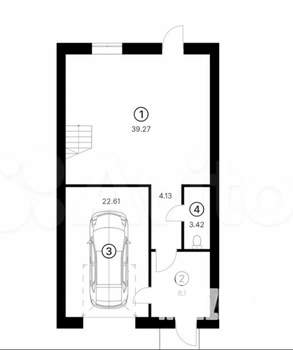 Таунхаус 155м², 2-этажный, участок 2 сот.  