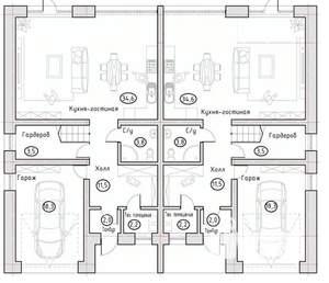 Таунхаус 265м², 2-этажный, участок 3 сот.  