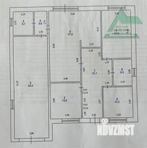 Дом 168м², 1-этажный, участок 7 сот.  