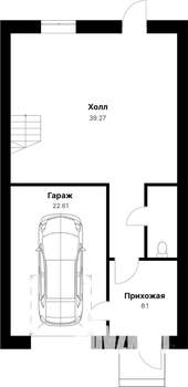 Таунхаус 148м², 2-этажный, участок 2 сот.  