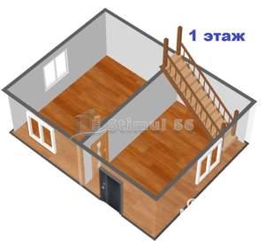 Дача 66м², 2-этажный, участок 5 сот.  