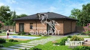 Дом 160м&sup2;, 1-этажный, участок 4 сот.  