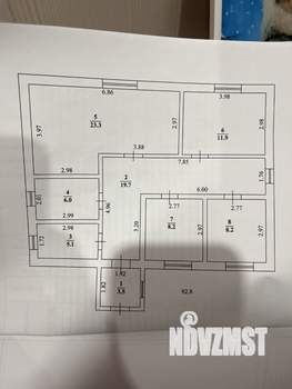 Дом 86м², 1-этажный, участок 5 сот.  