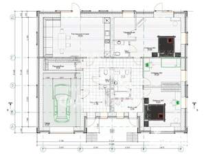 Дом 160м&sup2;, 1-этажный, участок 4 сот.  