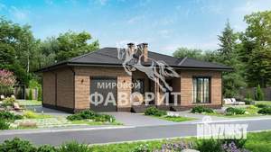 Дом 160м&sup2;, 1-этажный, участок 4 сот.  