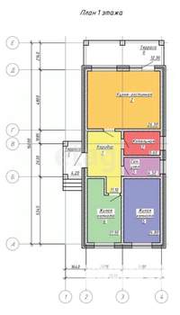 Дом 95м&sup2;, 1-этажный, участок 4 сот.  