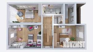 Таунхаус 170м², 2-этажный, участок 3 сот.  