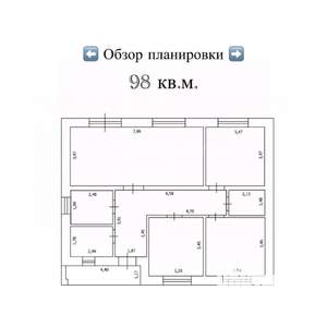 Дом 98м², 1-этажный, участок 8 сот.  