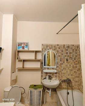 Студия квартира, на длительный срок, 26м2, 14/17 этаж