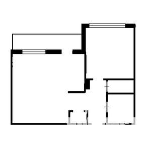 1-к квартира, на длительный срок, 40м2, 2/5 этаж