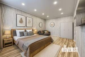 1-к квартира, посуточно, 43м2, 8/17 этаж