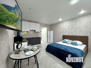 Студия квартира, посуточно, 35м2, 17/24 этаж