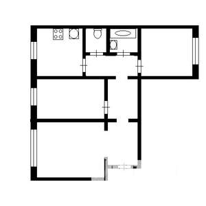 3-к квартира, на длительный срок, 66м2, 1/9 этаж