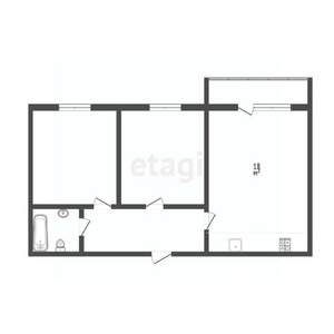 3-к квартира, вторичка, 78м2, 14/17 этаж