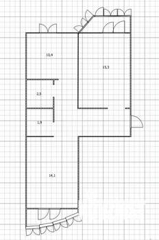 2-к квартира, вторичка, 56м2, 17/18 этаж