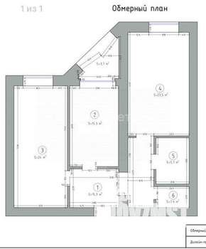 2-к квартира, вторичка, 87м2, 1/4 этаж