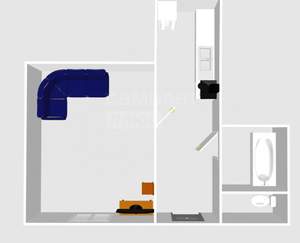 1-к квартира, вторичка, 25м2, 1/5 этаж