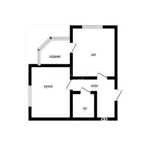 1-к квартира, вторичка, 35м2, 7/14 этаж