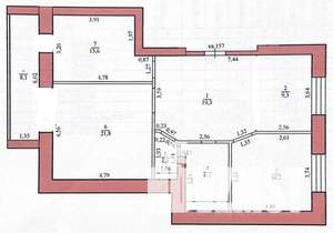 3-к квартира, вторичка, 86м2, 5/6 этаж