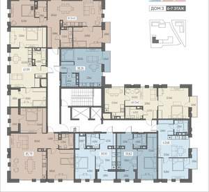 2-к квартира, вторичка, 81м2, 7/11 этаж
