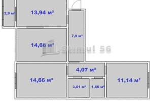 3-к квартира, вторичка, 71м2, 5/14 этаж