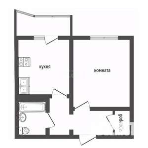 1-к квартира, вторичка, 47м2, 9/11 этаж
