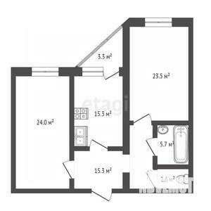 2-к квартира, вторичка, 87м2, 1/5 этаж