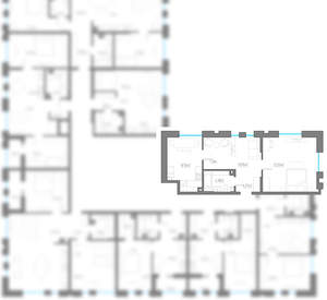 2-к квартира, вторичка, 59м2, 2/11 этаж