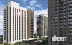 1-к квартира, строящийся дом, 42м2, 4/18 этаж