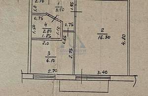 1-к квартира, вторичка, 29м2, 5/5 этаж