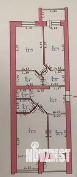 3-к квартира, вторичка, 94м2, 7/10 этаж