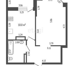 1-к квартира, вторичка, 37м2, 12/18 этаж