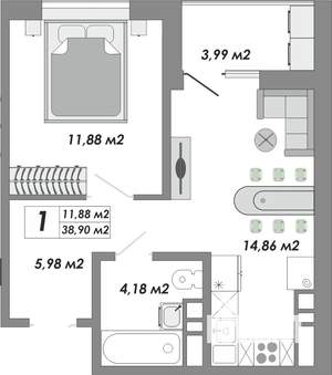 Фото квартиры на продажу (1)
