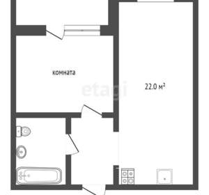 2-к квартира, вторичка, 70м2, 2/17 этаж