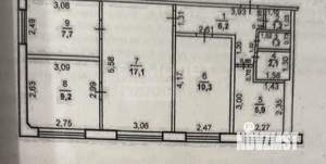 4-к квартира, вторичка, 61м2, 1/5 этаж