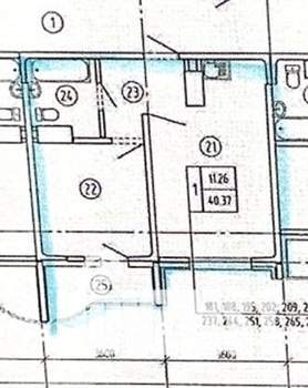 1-к квартира, вторичка, 38м2, 16/17 этаж
